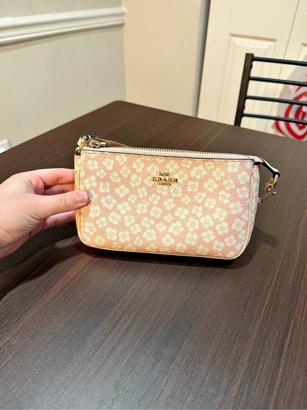 Nolita 19 Coach pink & white floral bag #coach #floral